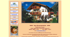 Desktop Screenshot of brunnsteinblick.de