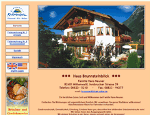 Tablet Screenshot of brunnsteinblick.de
